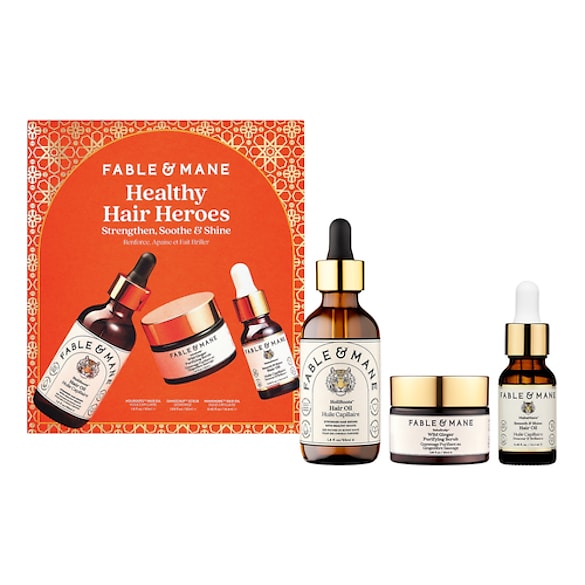 Healthy Hair Heroes - Nawilżający zestaw do włosów i skóry głowy, FABLE & MANE